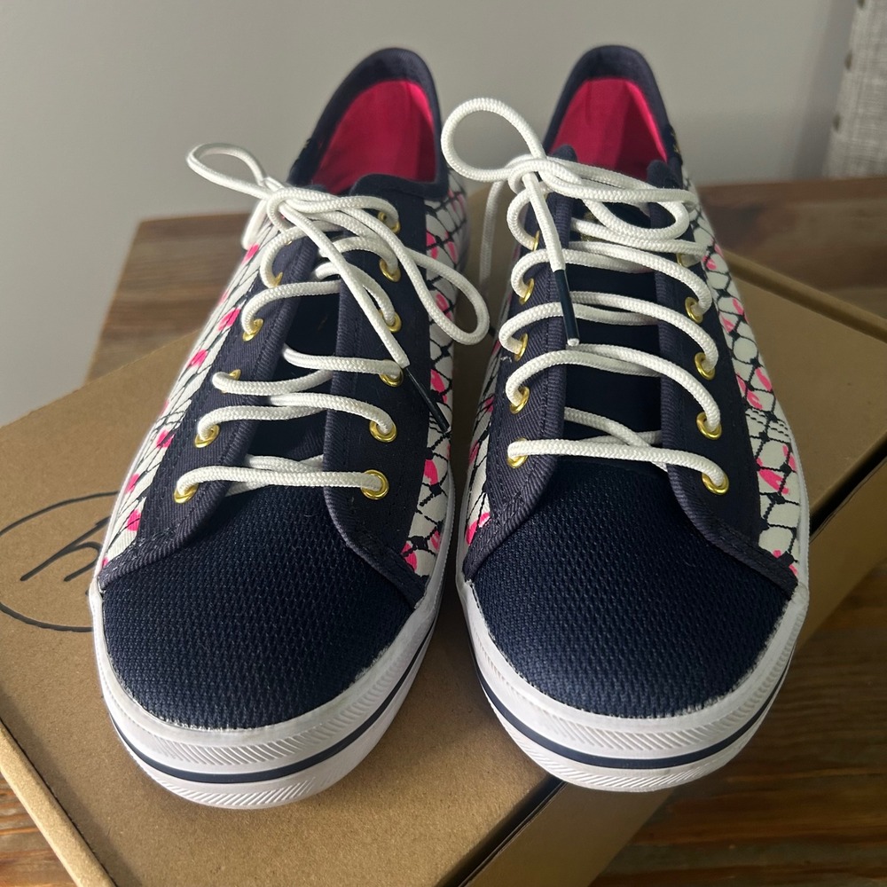 Keds‎ collab Alania Marie Sneakers Lobster Print Canvas Lace Up Casual Shoes - Picture 3 of 8